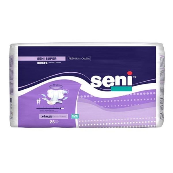 Seni Seni S-XL25-BS1 Super Briefs; Extra Large; Pack of 75 S-XL25-BS1